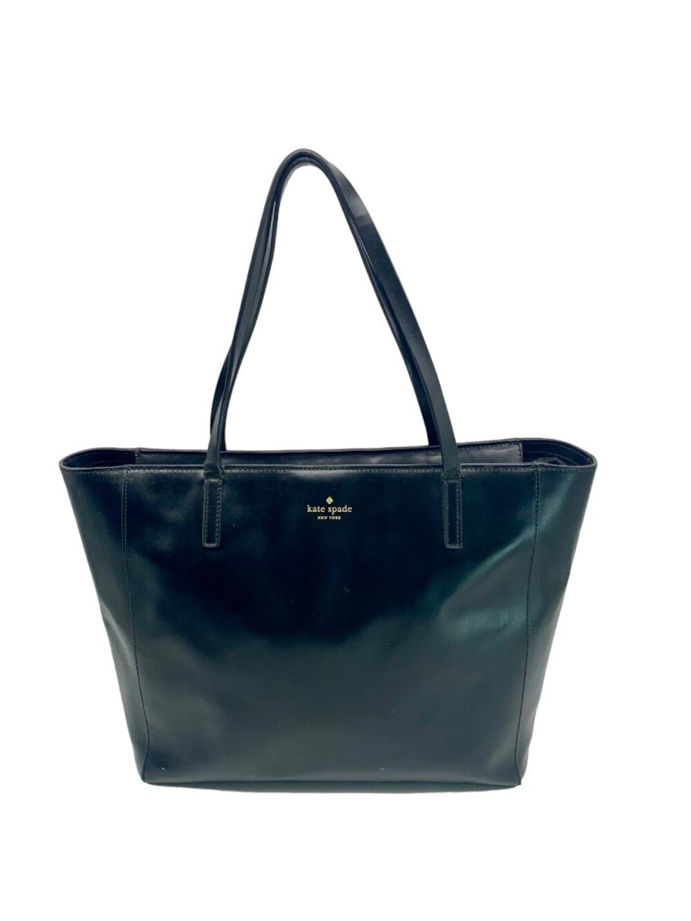 Kate Spade Black Leather Tote Bag